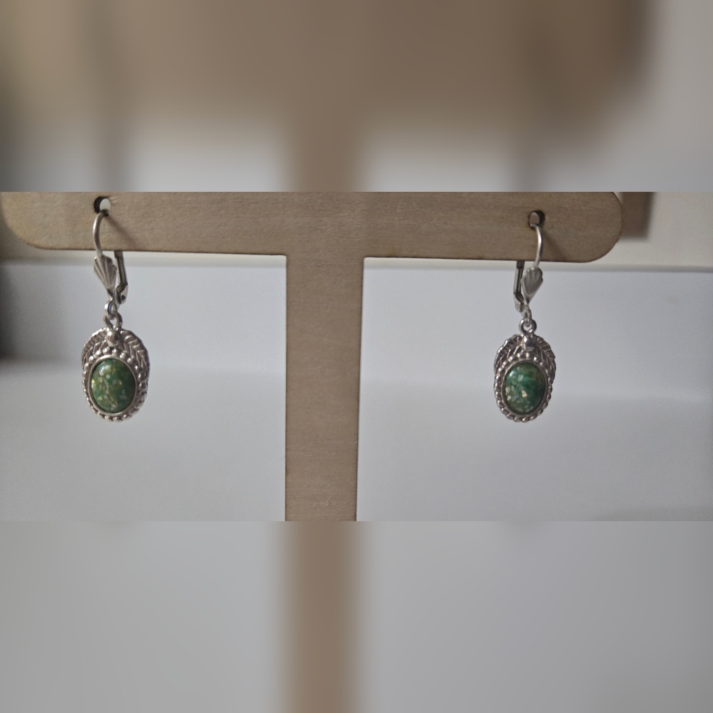 Carolyn Pollack Turquoise Sterling Silver 925  Earrings